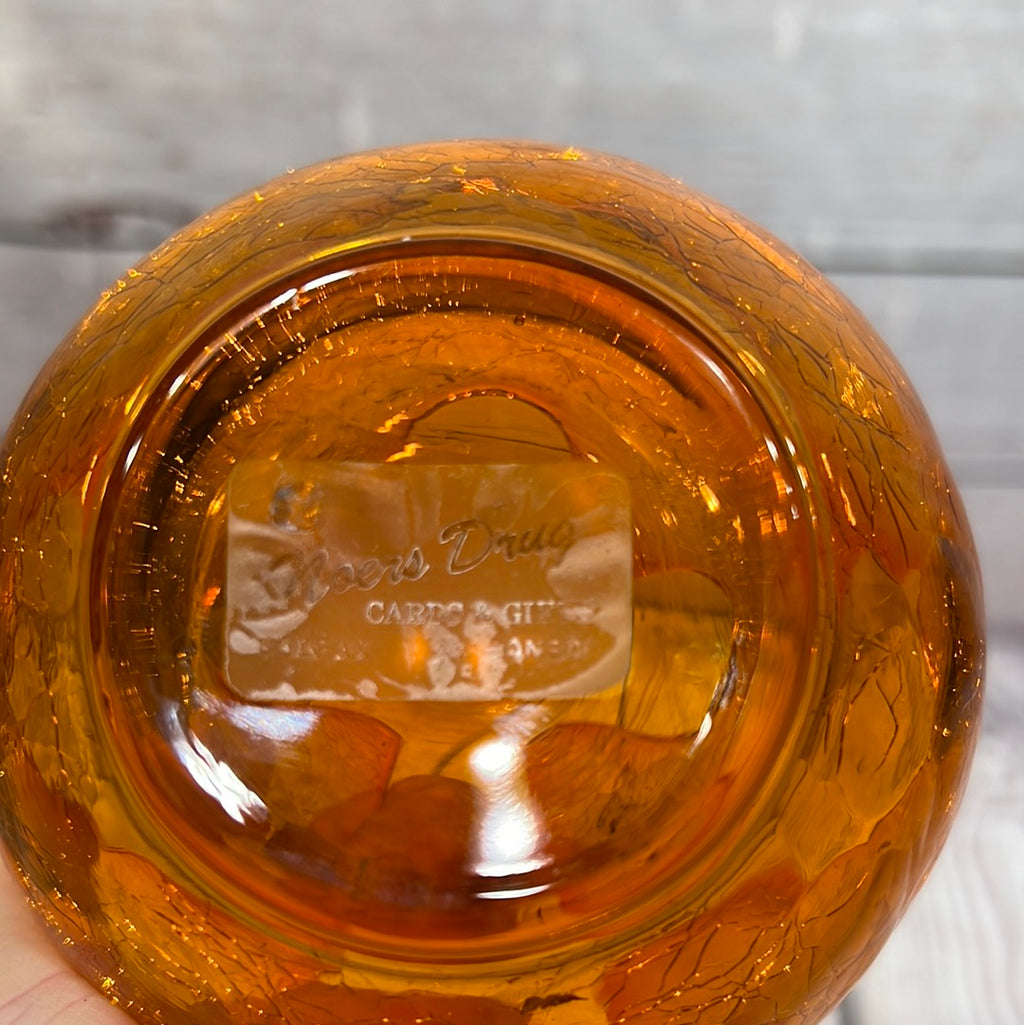 Orange Decorative Glass