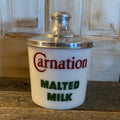 Carnation Malted Milk (Milk Glass)