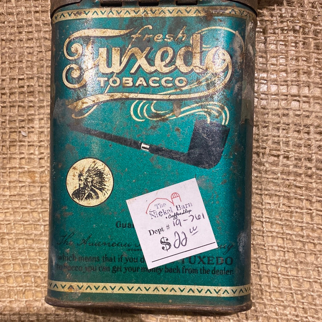 Tuxedo cigar tin