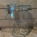 Glass jars with lid