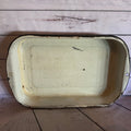Black enamel casserole pan