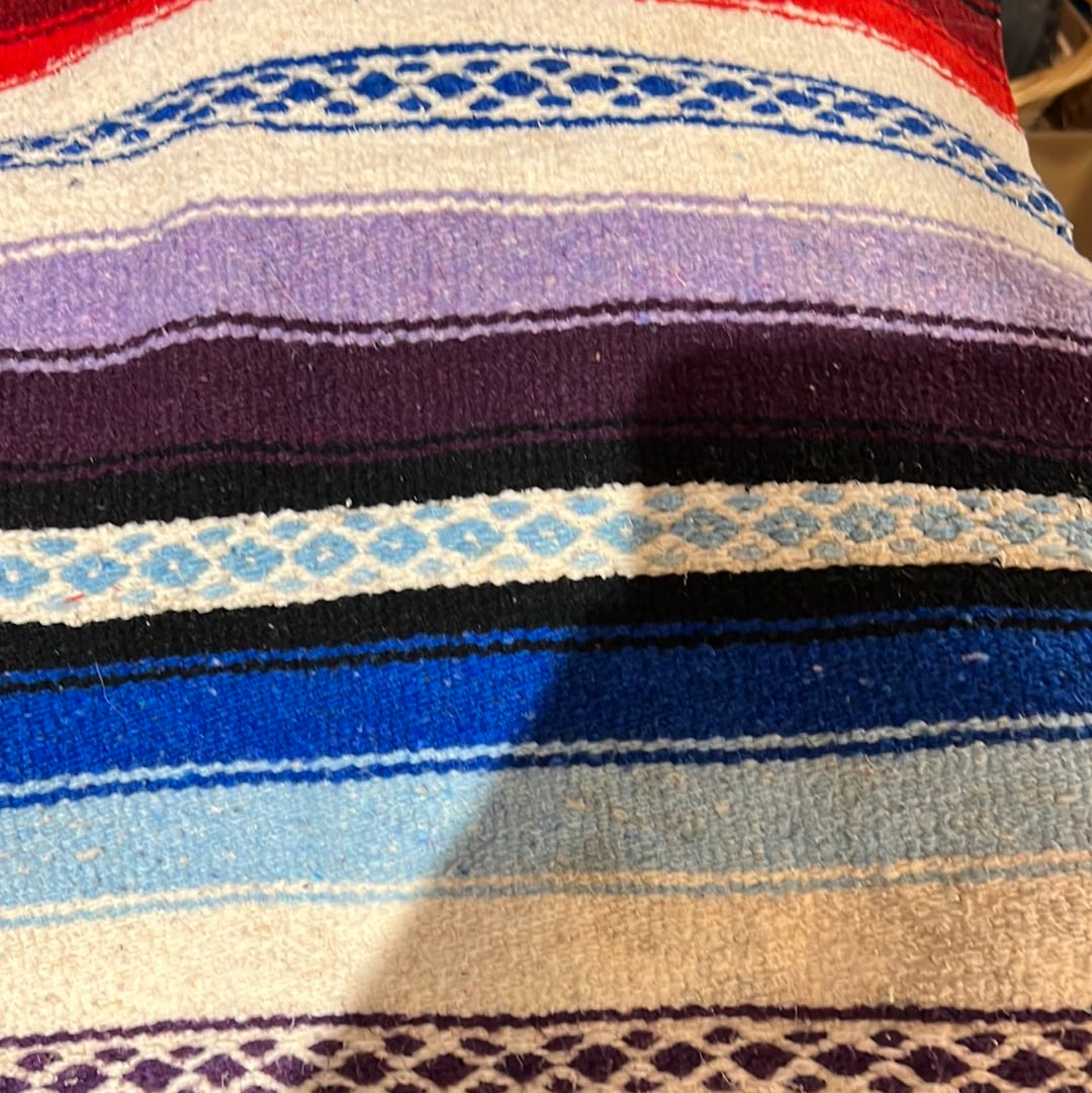 Large Knitted Wool Blanket