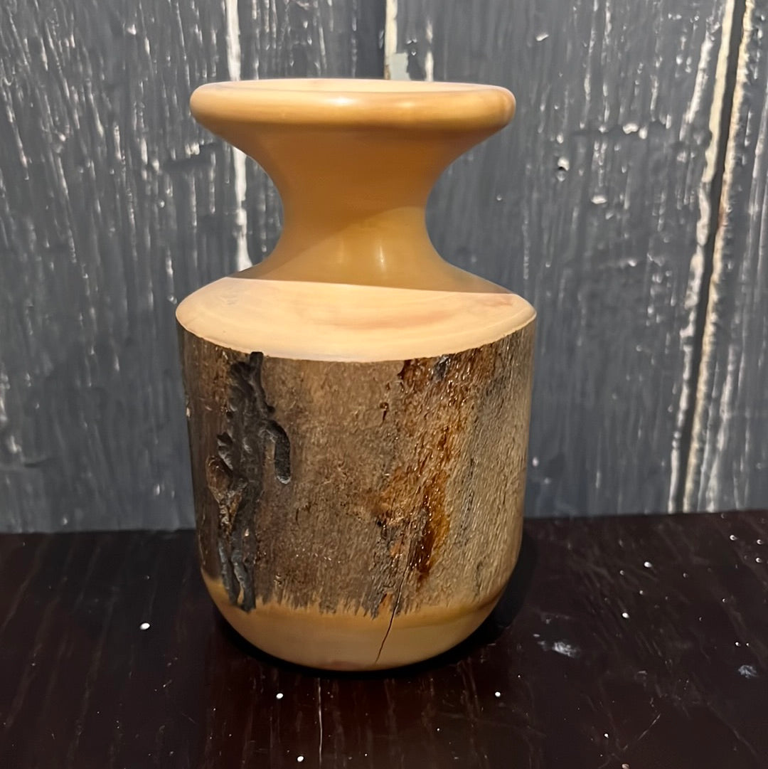 Aspen Wood Turned Vase