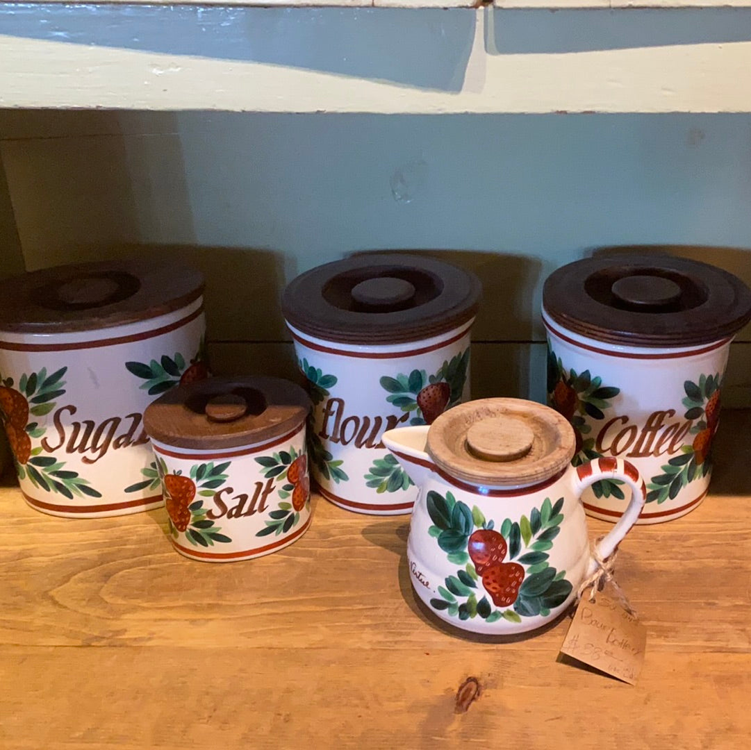 Bauer Pottery containers