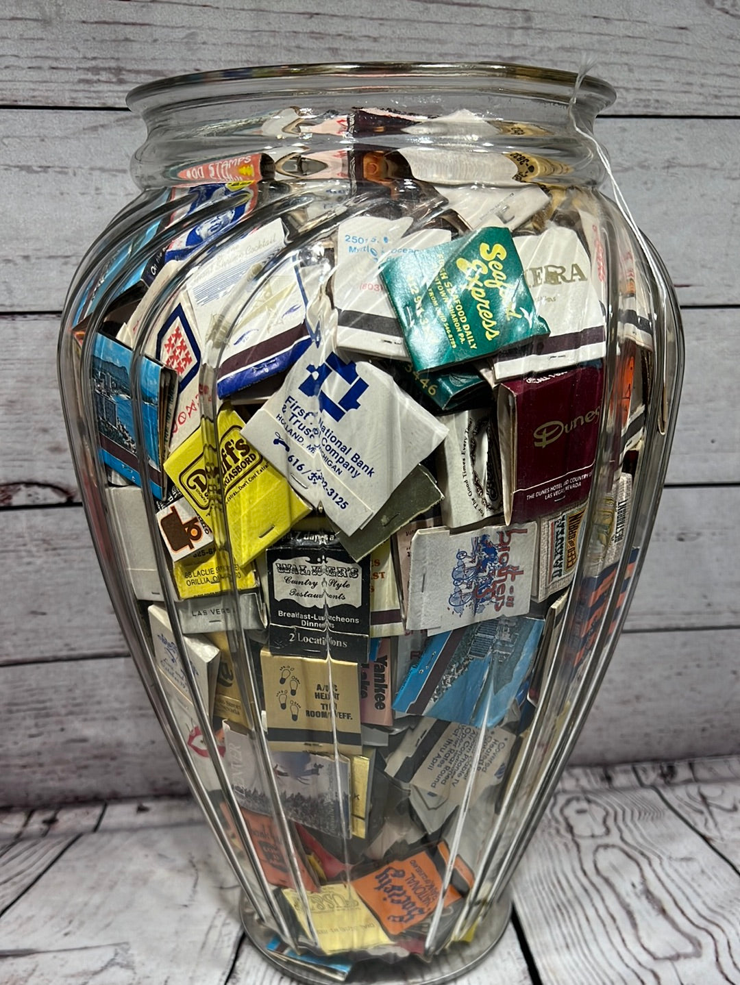 Large Vase With Matches