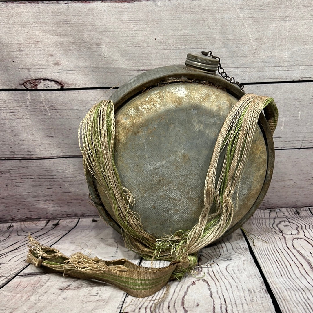 Vintage Aluminum Water Canteen