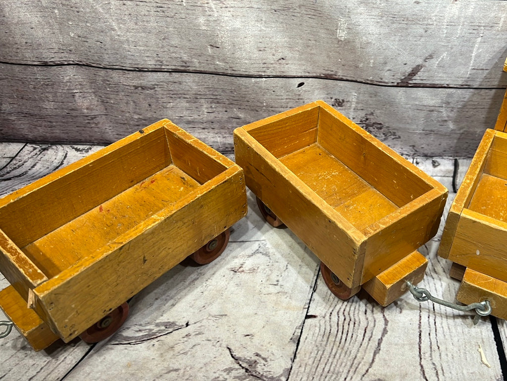 Wood Toy Trains