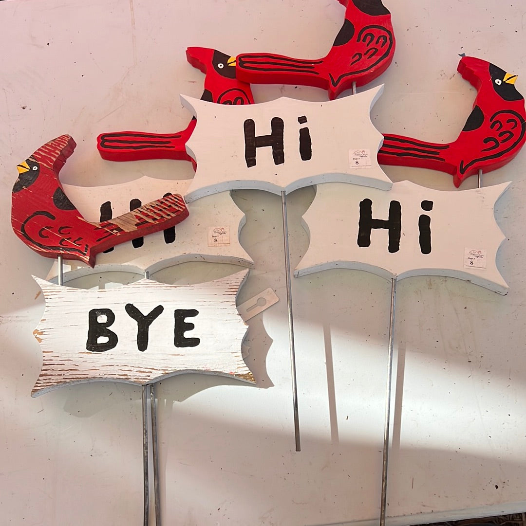 Hi/Bye Signs