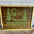 Welcome sign