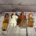 Assorted plastic dolls