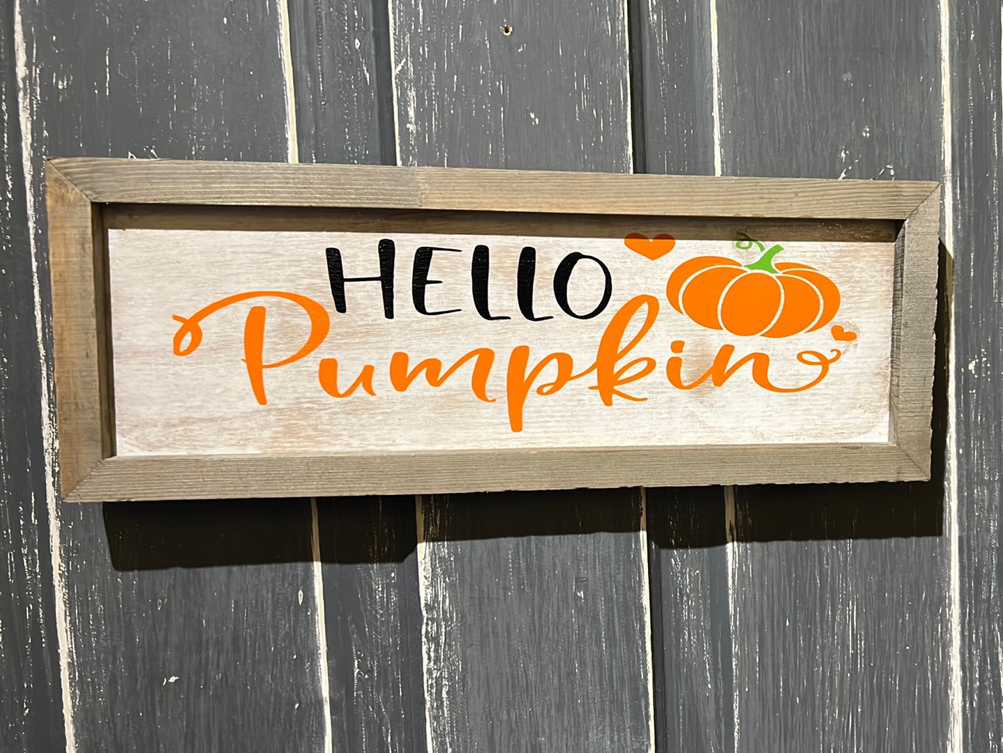 Hello Pumpkin Sign