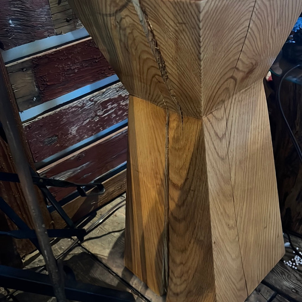 Solid oak stand