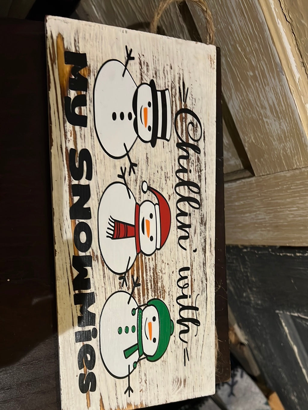 Assorted Christmas signs