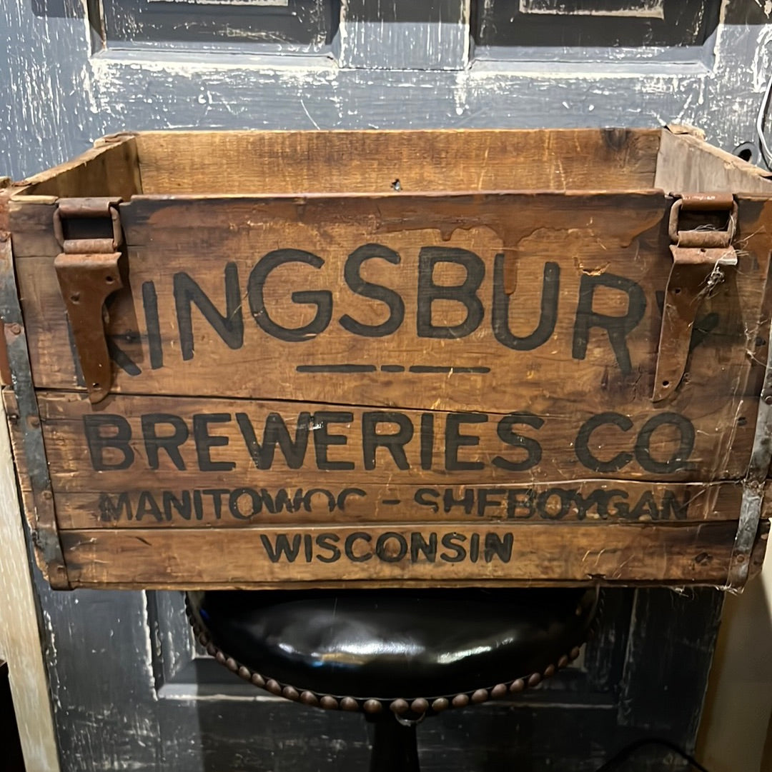 Kingsbury Breweries Wood Crate