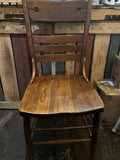 Vintage Wood Dining Table Chair