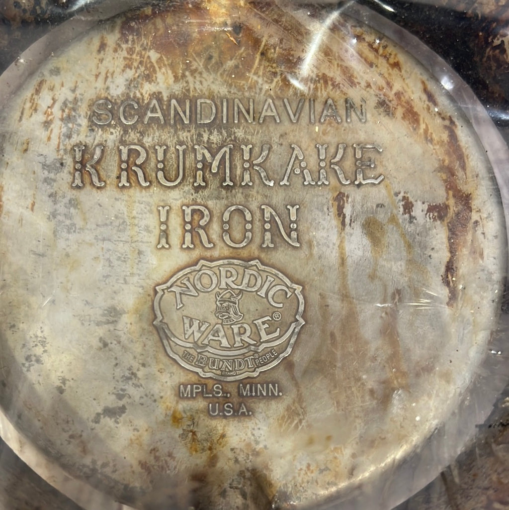 Scandinavian Krunkake Iron
