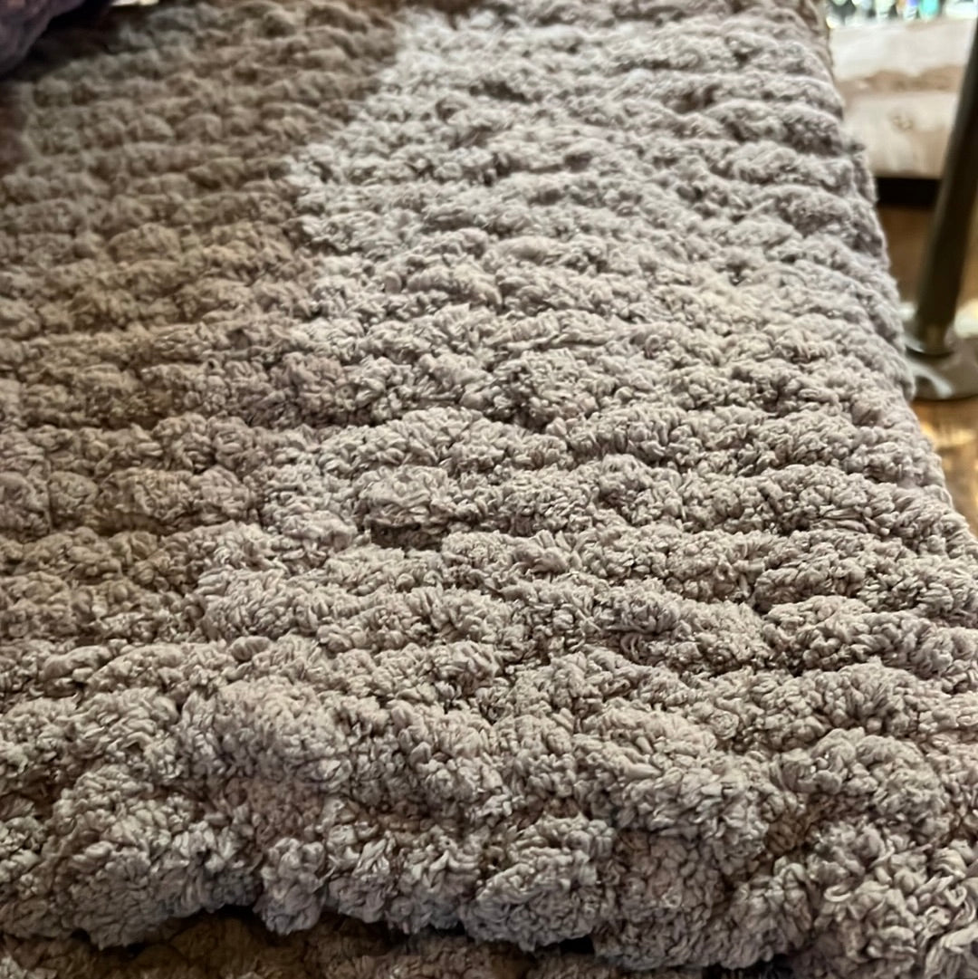 32" x 26" Hand Knitted Throw Blankets