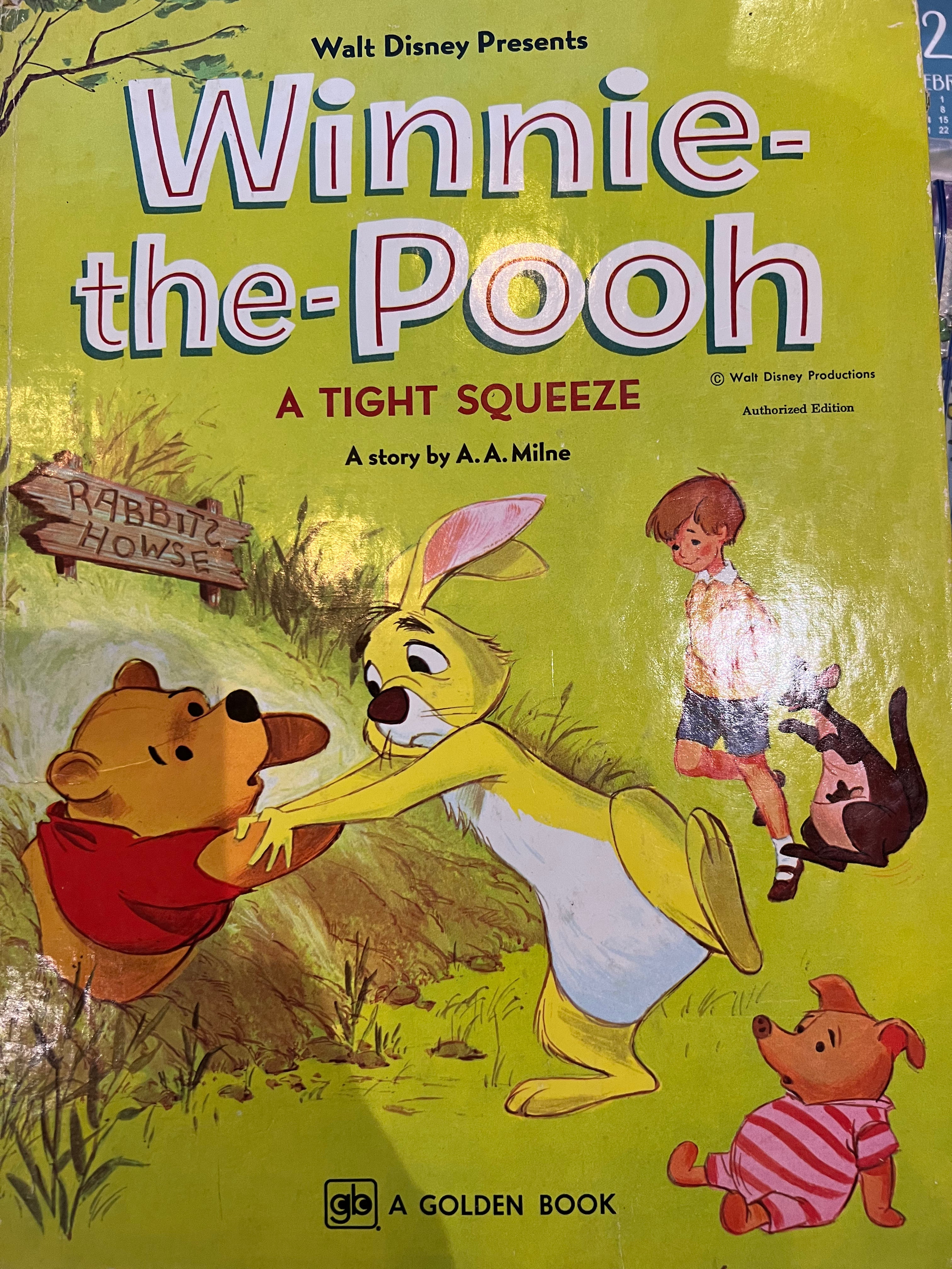 Winnie The Pooh by Golden Book