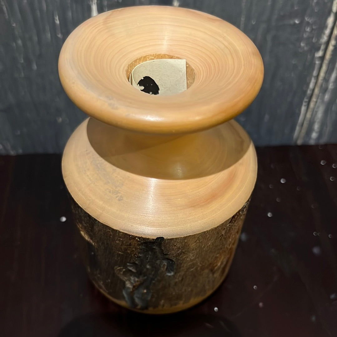Aspen Wood Turned Vase