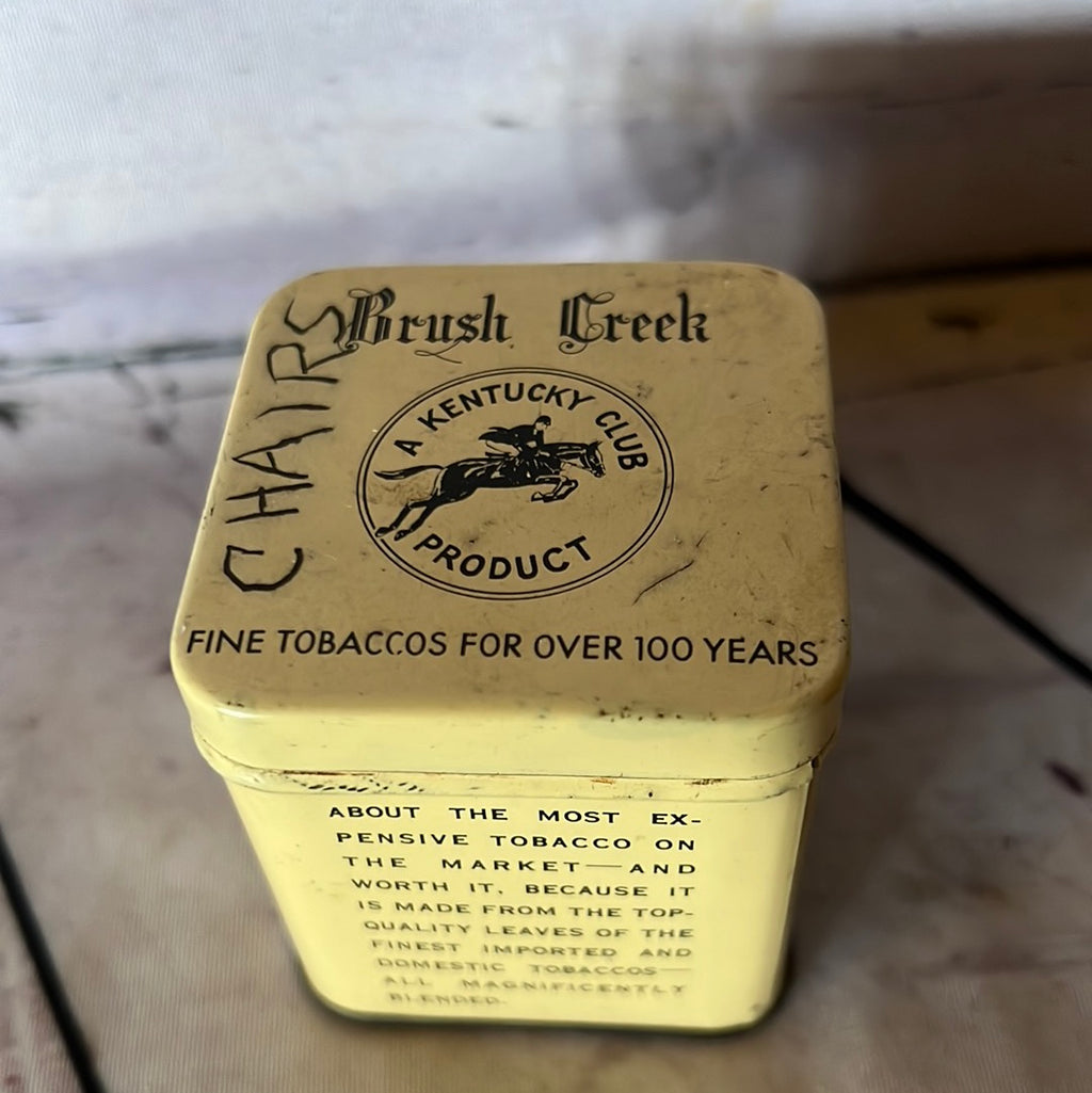Brush Creek Fine Tobacco Tin