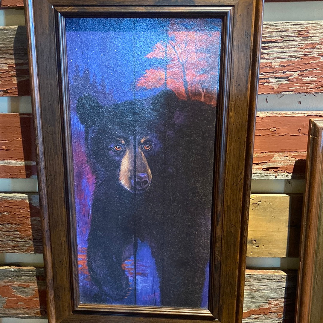 Blue bear painting