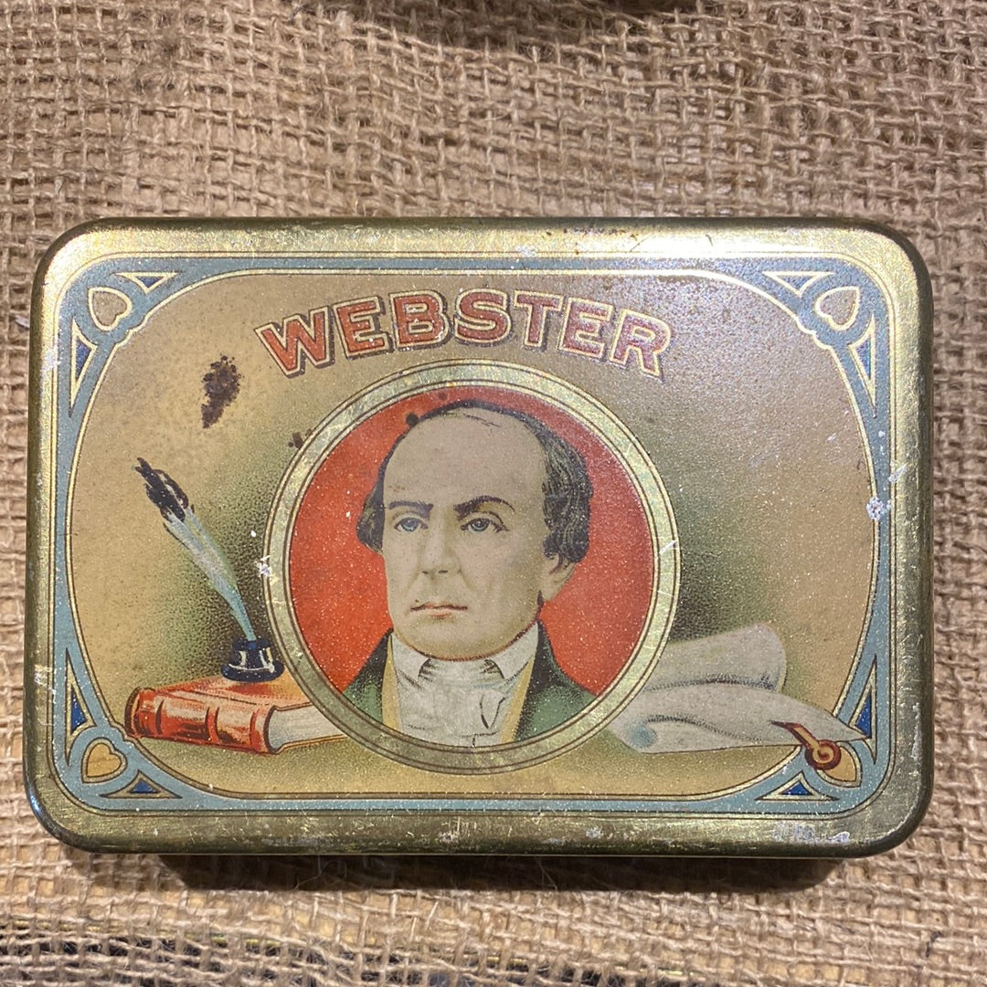 webster cigar tin