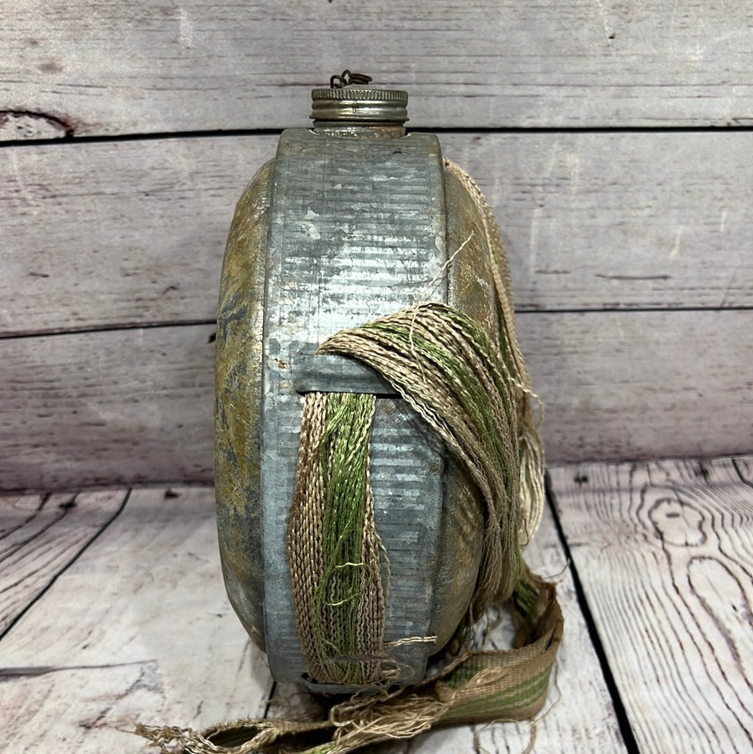 Vintage Aluminum Water Canteen