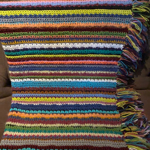 Knitted lap Blanket