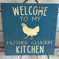 Large handmade sign