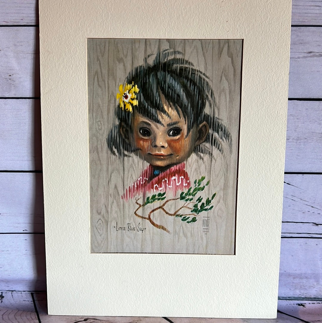 "Little Blue Sky" Native Painting