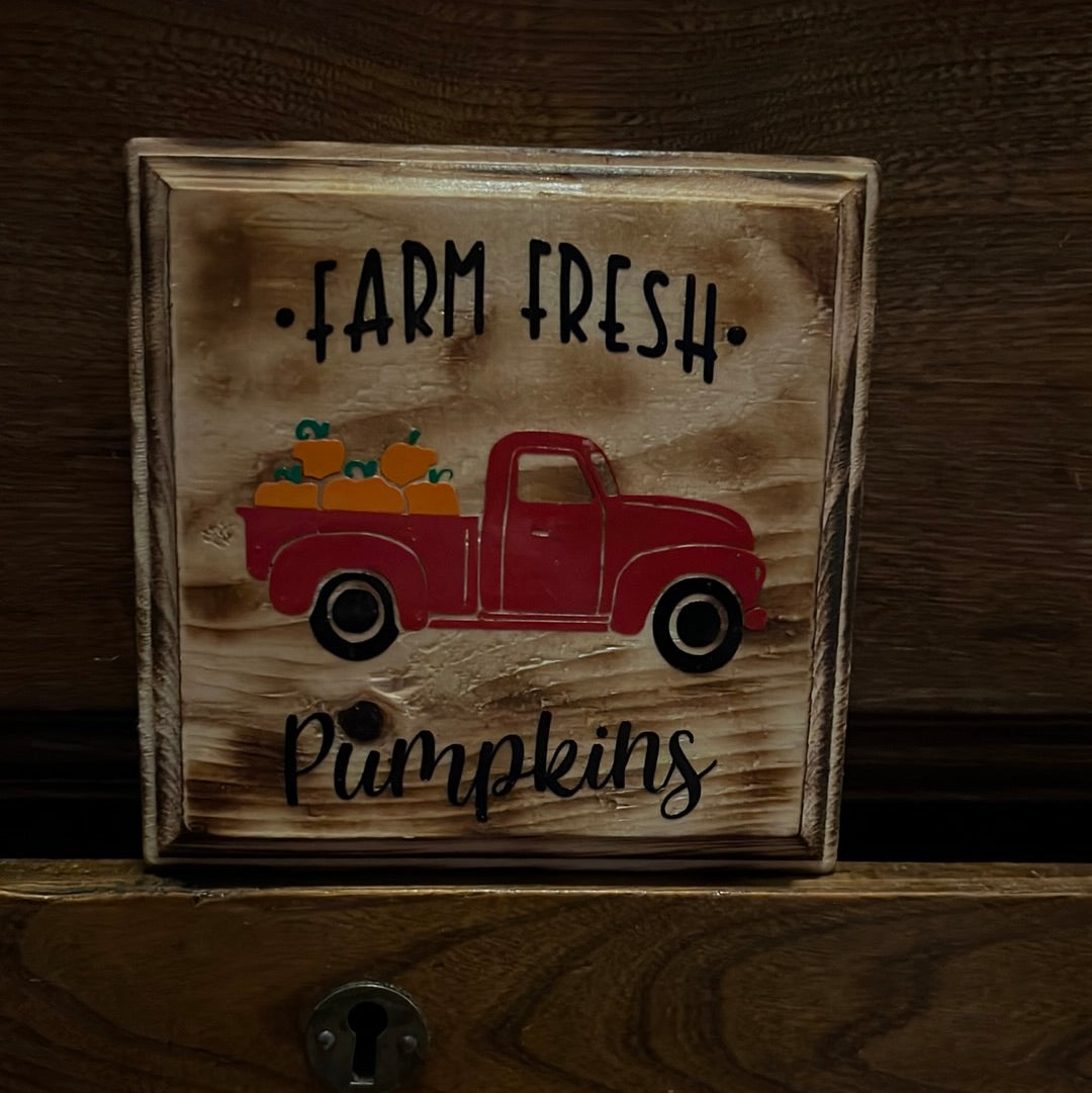 Farm fresh wall sign