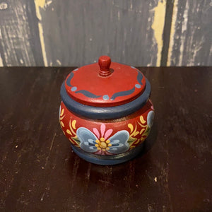 Rosemaling Bowl W/lid