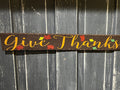 Give thanks sign