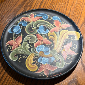 8” Rosemaling Plate