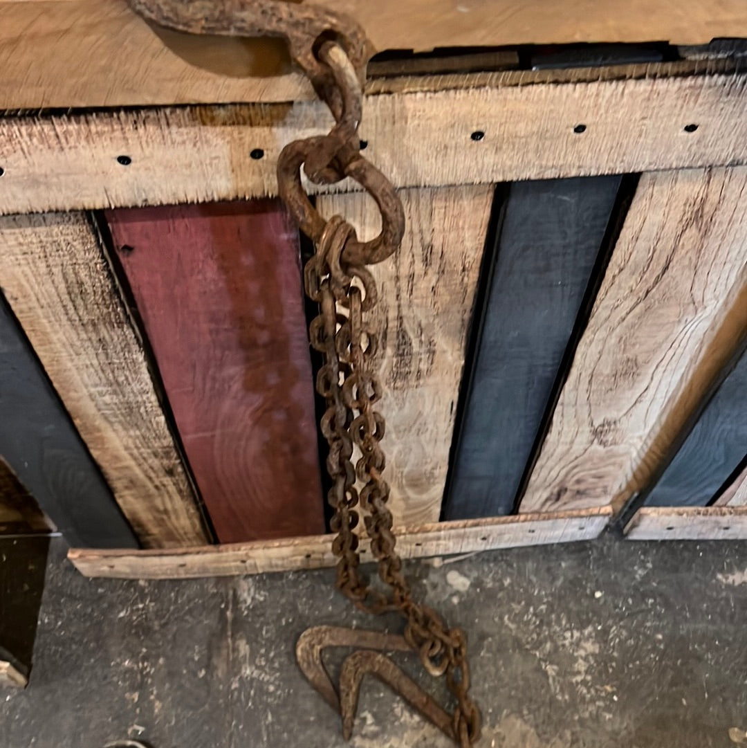 Vintage Chains and hooks
