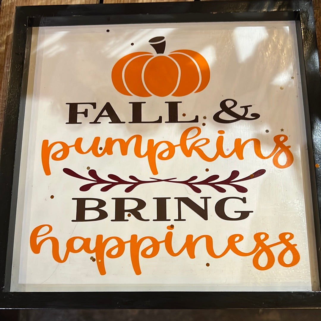 Fall pumpkins bring
