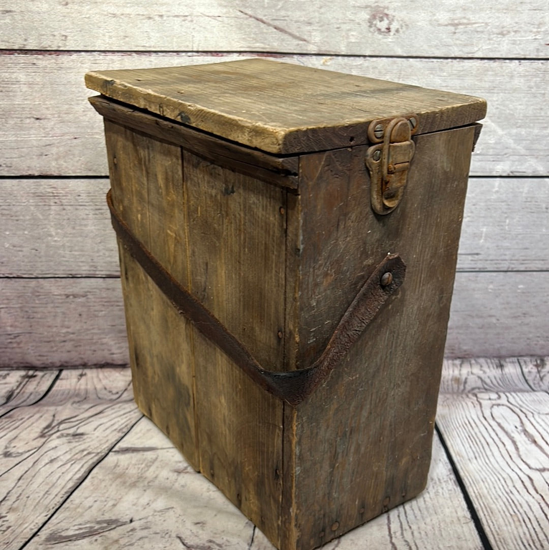 Old Wooden Ammunition Box