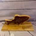 Red Cedar Fish on Maple