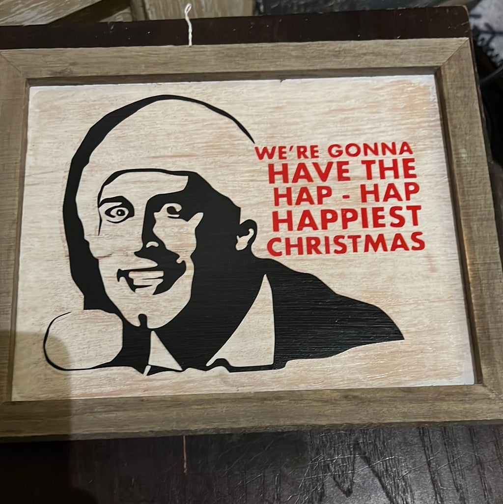 Assorted Christmas signs