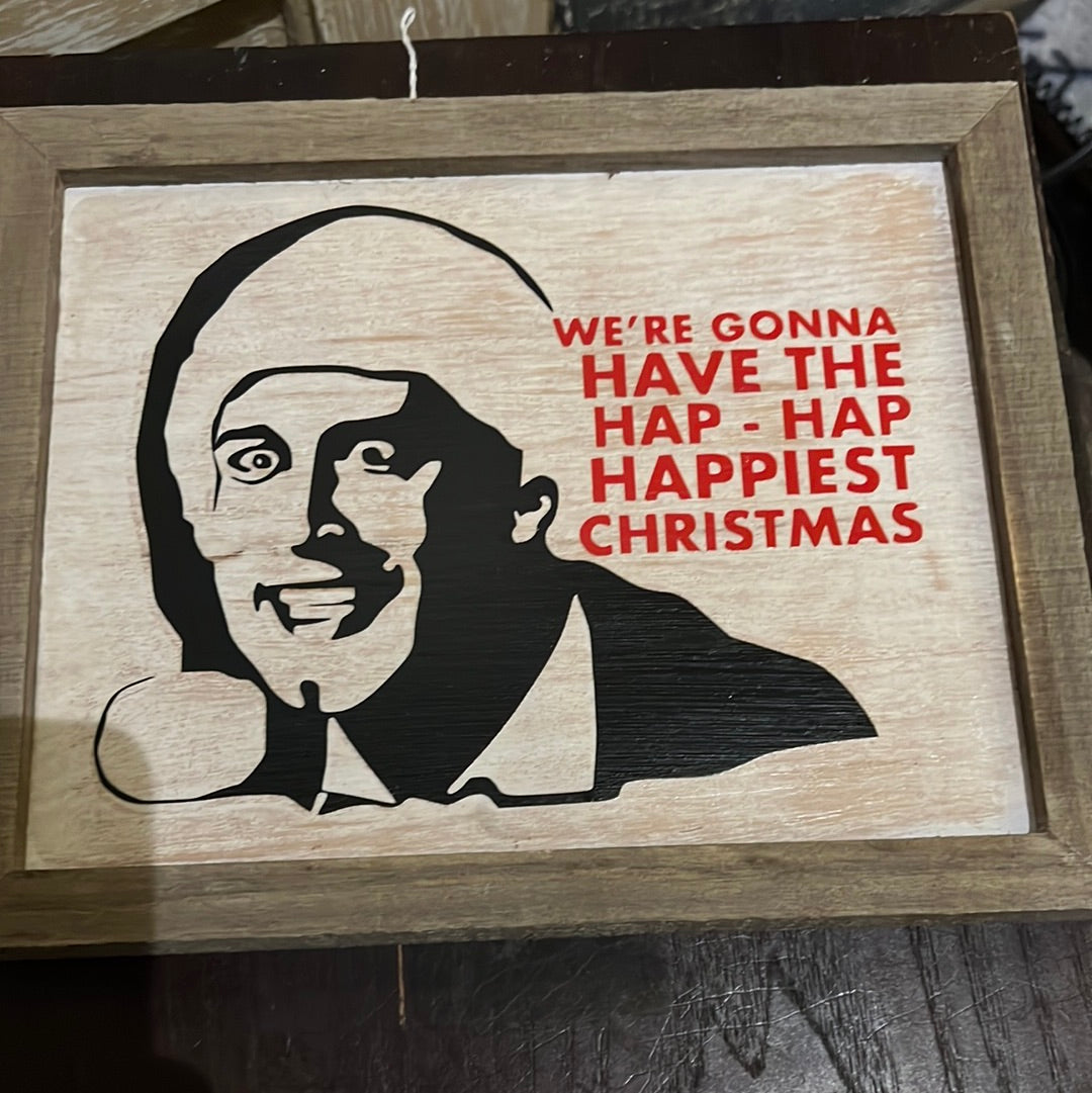 Assorted Christmas signs