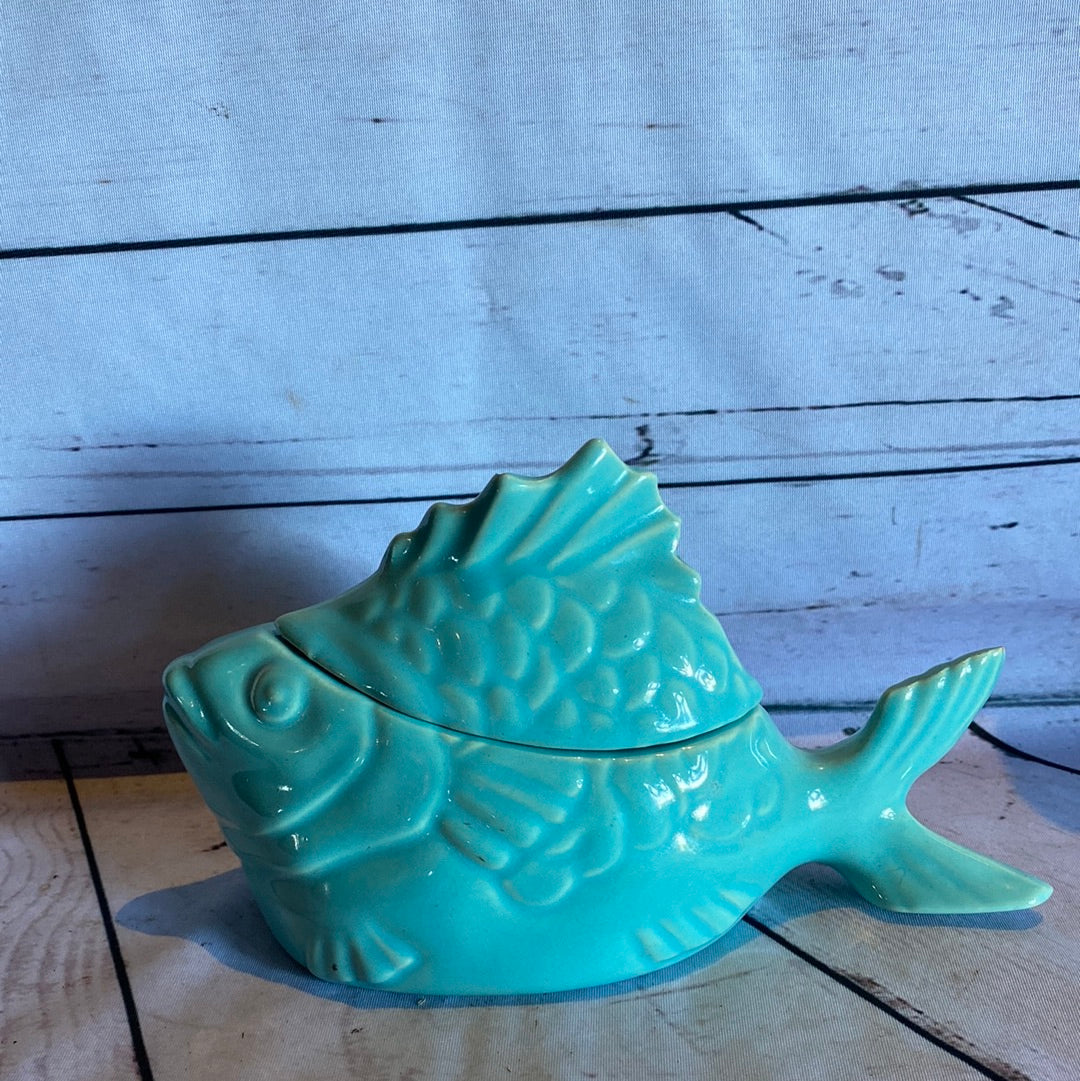 Glass Fish With Lidd