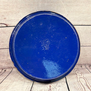 Blue Enamel Tin