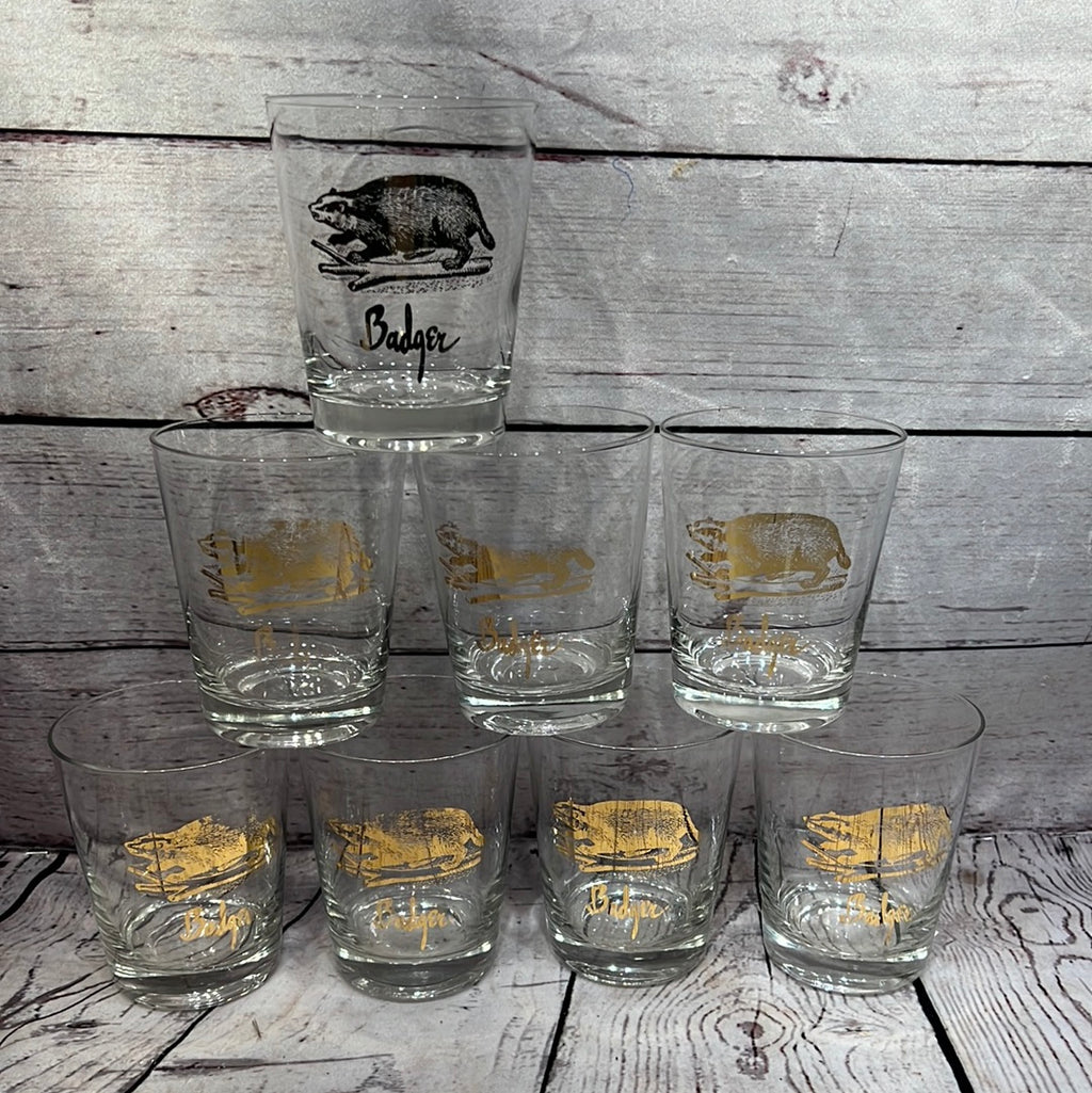 Badger Whiskey Glasses