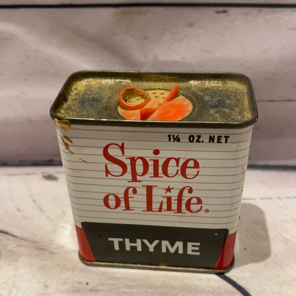 assorted spice tins
