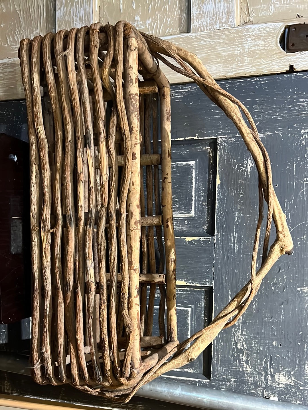 Long Wood Vine Basket