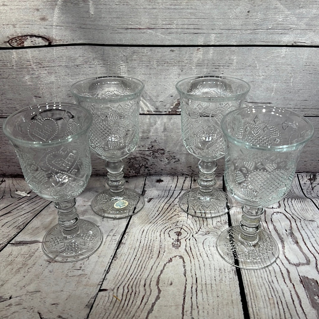 Avon Crystal Glass Cups