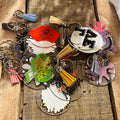 Assortment of key chains