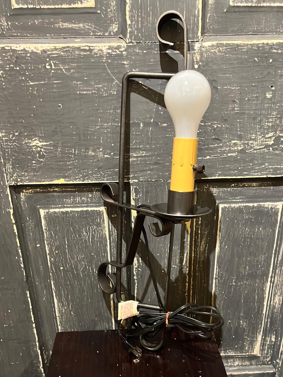 Wrought Iron Wall Lamp