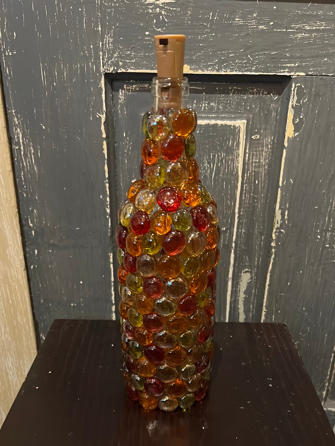 Handmade Light up Wine Bottles