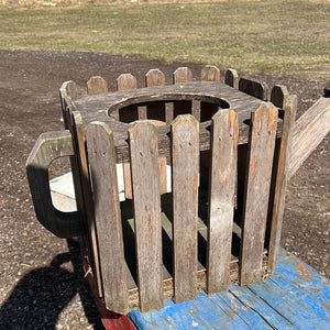 Wood watering plant stand